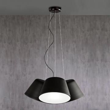 SENTO - LED metal pendant lamp by Olé Lighting - view 3